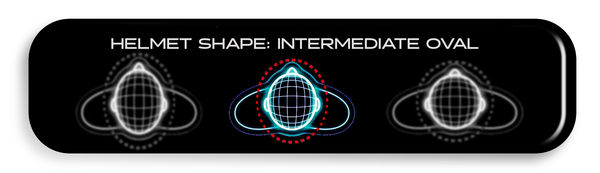 Helmet Shape: Intermediate Oval