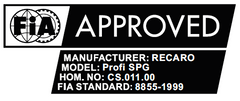 Recaro Profi SPG is FIA approved the best racing seat at the lowest price at Competition Motorsport