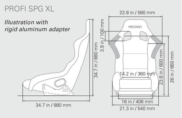 RECARO Profi SPG Racing Seat