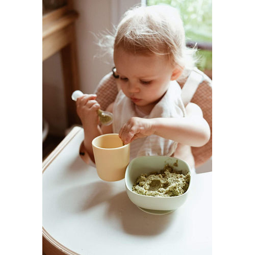 Soporte De Alimentos Para Bebés , Plato Para Niños , Con Tapa De