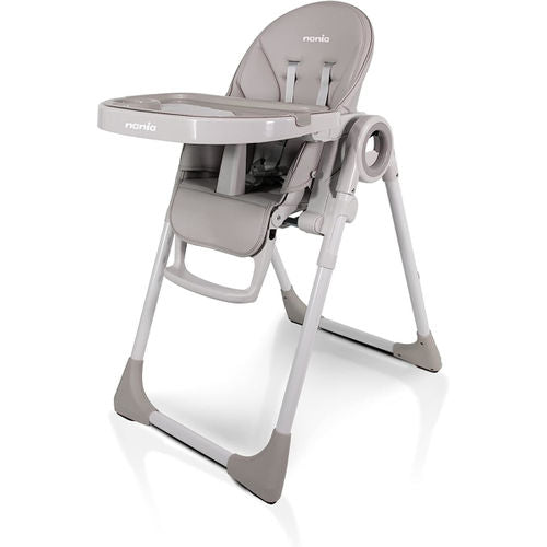 Hauck Trona evolutiva Grow-Up - Trona bebe plegable reclinable con altura  ajustable, bandeja y ruedas - Gris Jaspeado : : Bebé