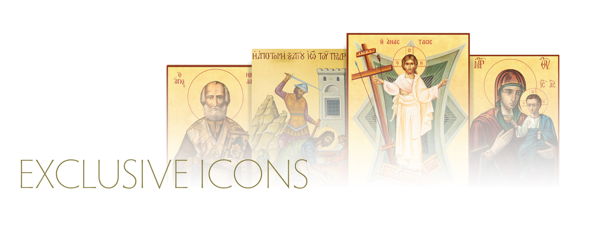 Christian Orthodox Icons from Mount Athos Monasteries