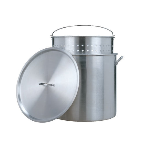 42 Qt. Stainless Steel Pot with Strainer Basket