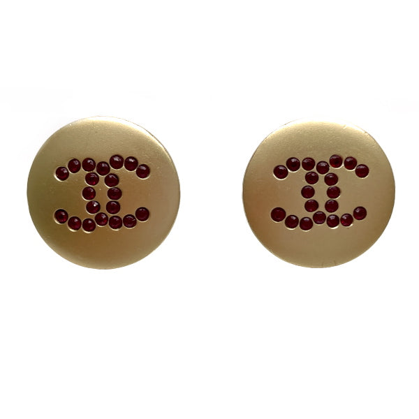 Used AB/Slightly used] CHANEL Vintage Coco Mark Round Swing 2 6 GP Fake  Pearl Ladies Earrings Gold 20392295