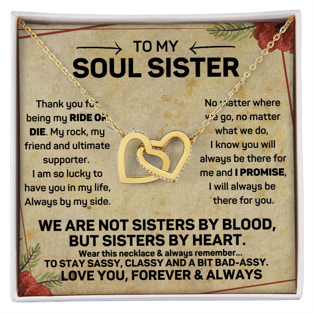 SOUL SISTER - Thank you for being my RIDE-OR-DIE - Interlocking ...