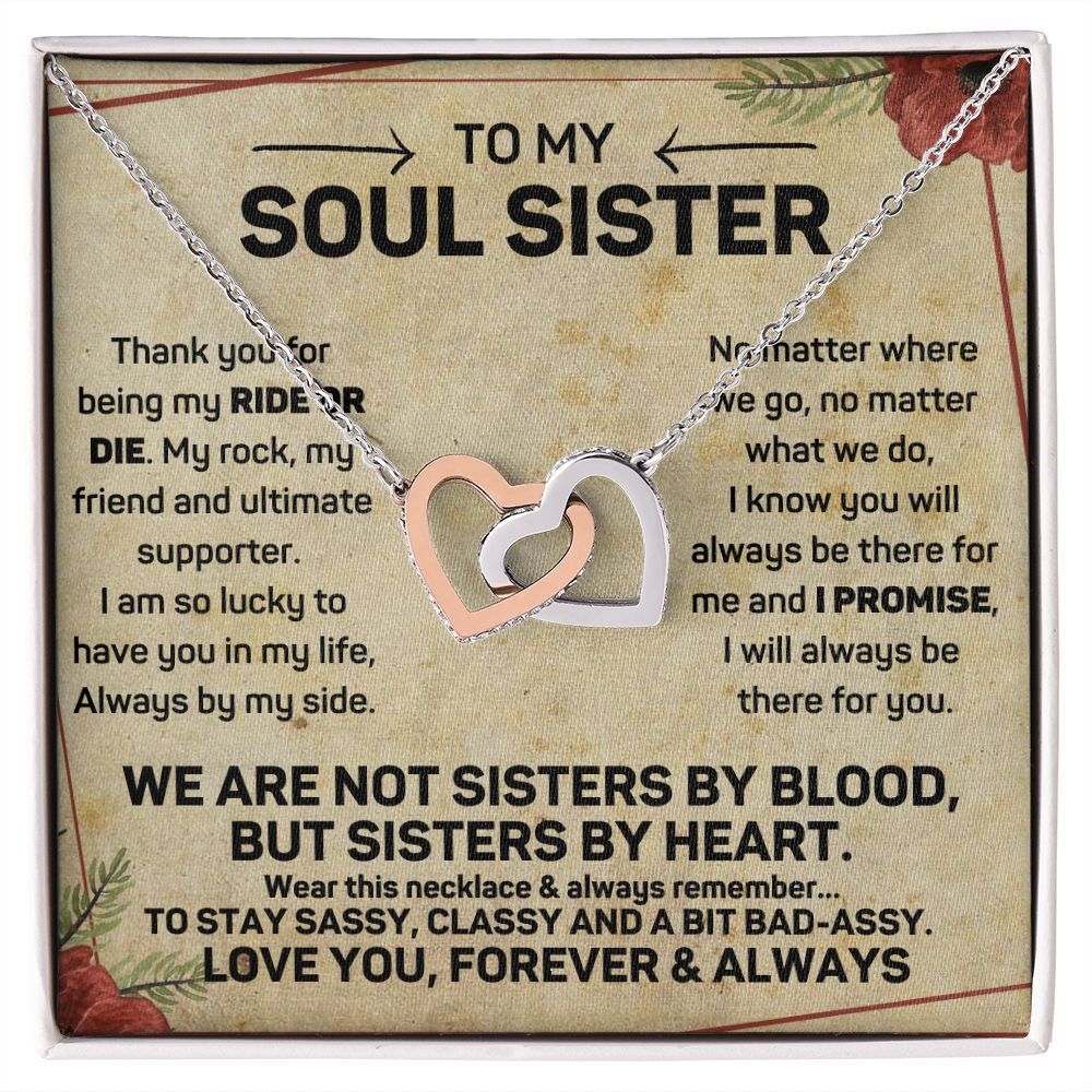 SOUL SISTER - Thank you for being my RIDE-OR-DIE - Interlocking ...