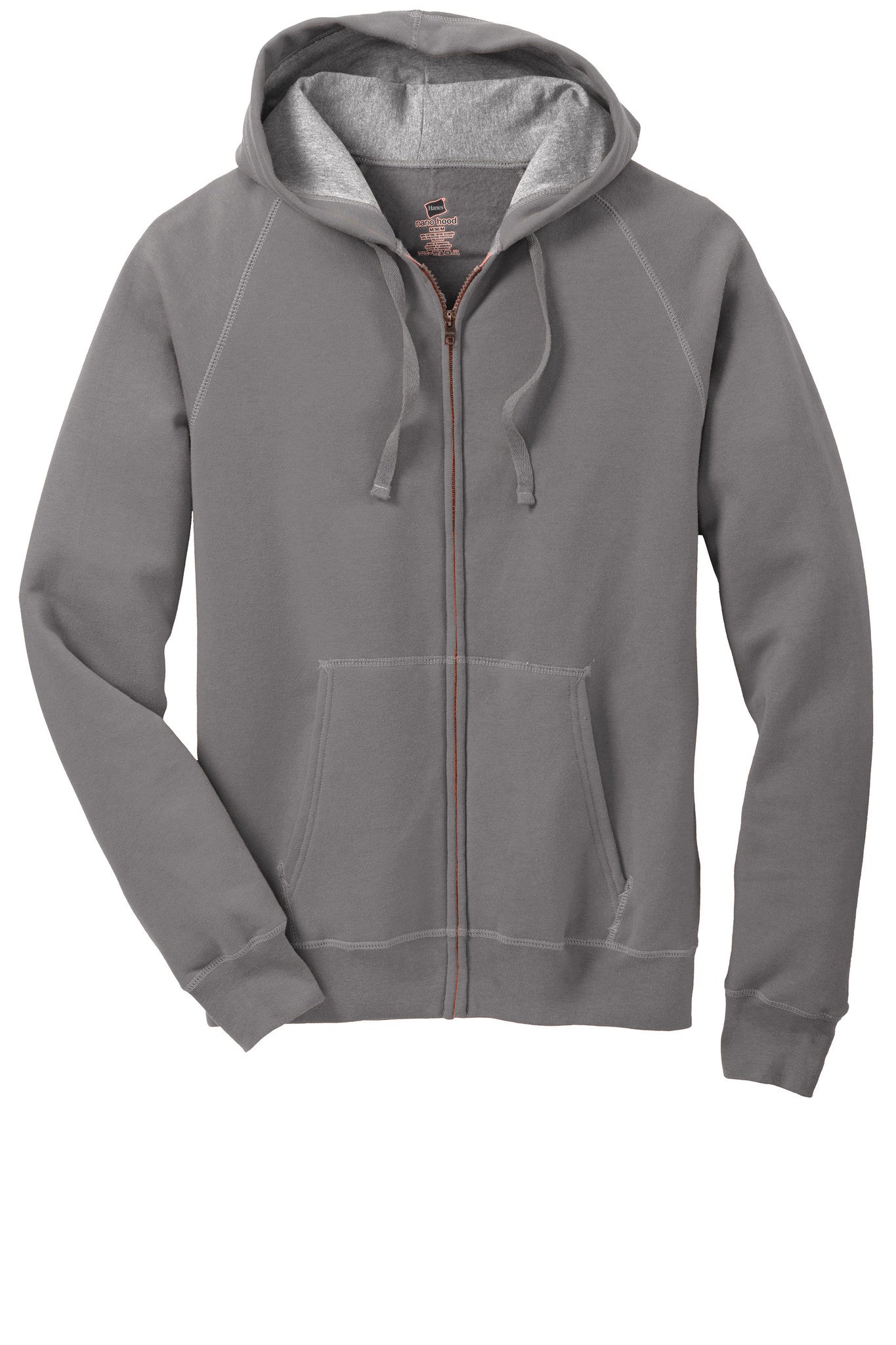 hanes nano zip hoodie