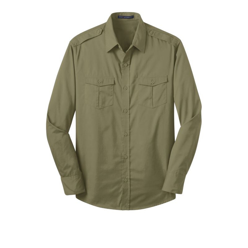 Port Authority Stain Resistant Roll Sleeve Twill Shirt S649 | Epic