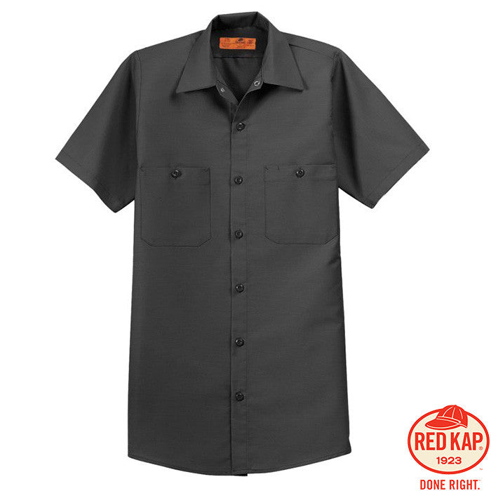 Red Kap Industrial Short Sleeve Work Shirt