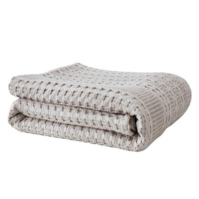 Homely™ Waffle Woven Knitted Throw