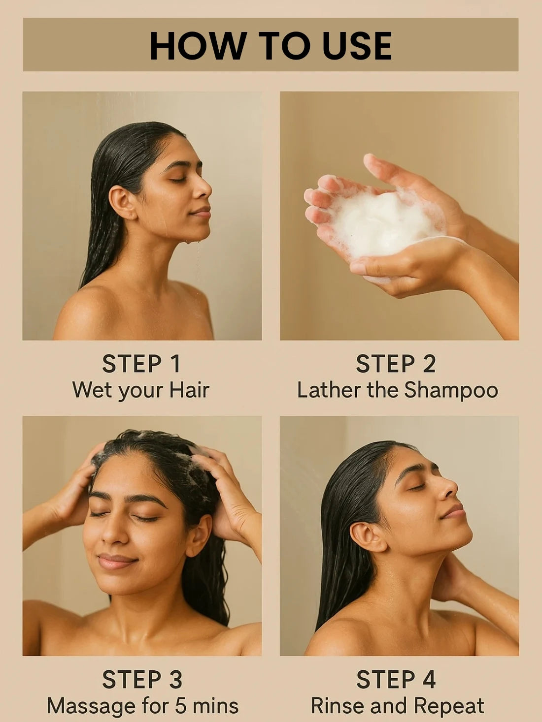 QUINOA AND PURPLE RICE SHAMPOO FOR DEEP CLEANSING & STRENGTH (NO PARABEN, NO SULPHATE)-200ml