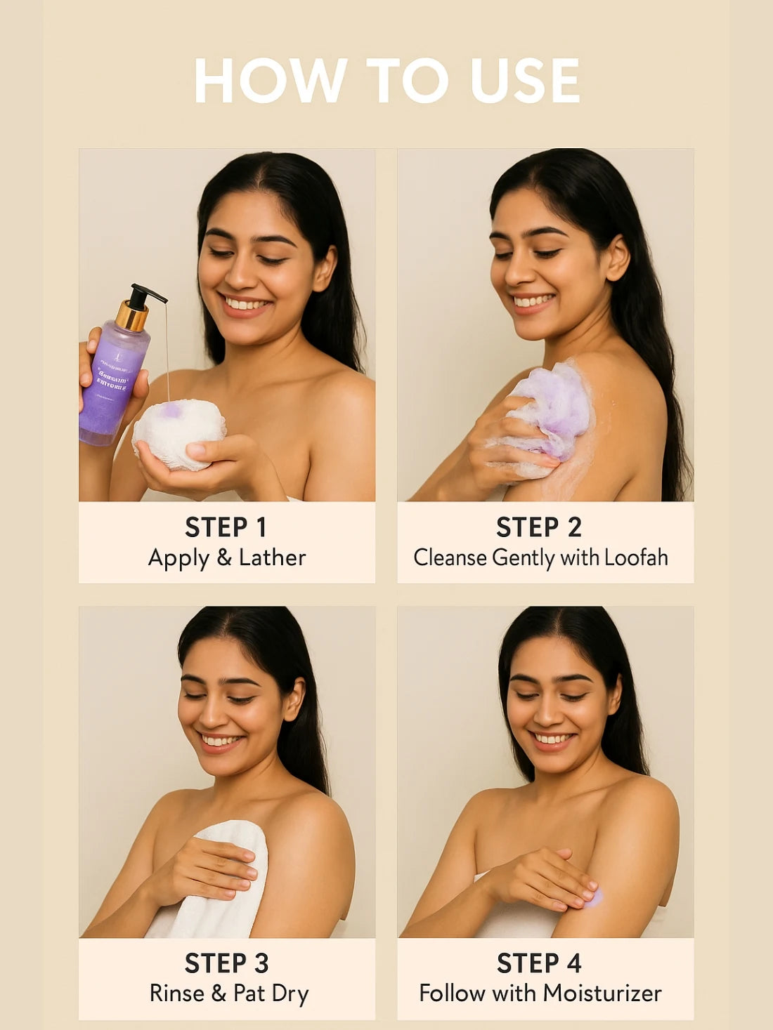 10% NIACINAMIDE BODY WASH ( FADES BLEMISHES, GLOWING SKIN, SULPHATE AND PARABEN FREE)-200ml
