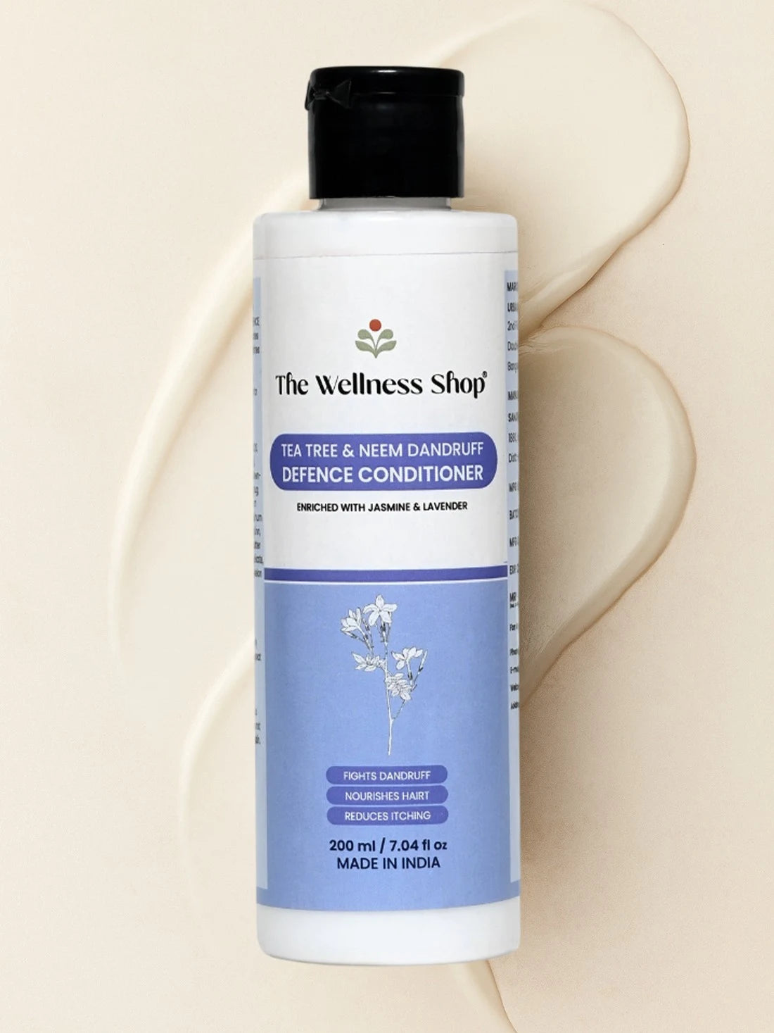 TEA TREE & NEEM DANDRUFF DEFENSE CONDITIONER - DANDRUFF, DULLNESS & LACK of SHINE-200ml