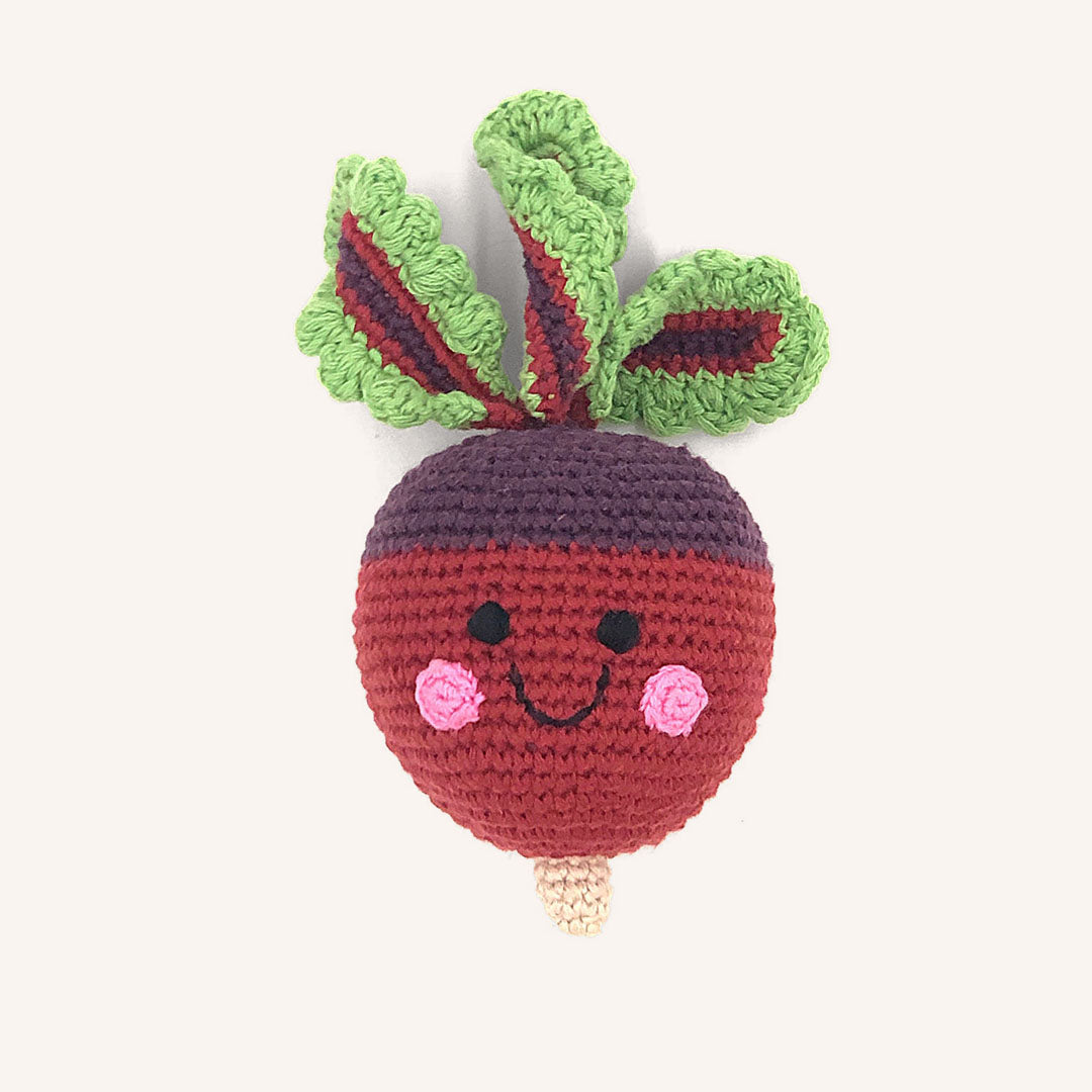 Pretend Play Food Rattle - Red Beet