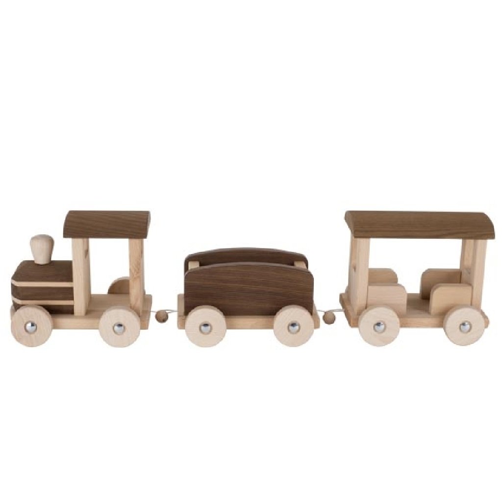 wooden train carriages