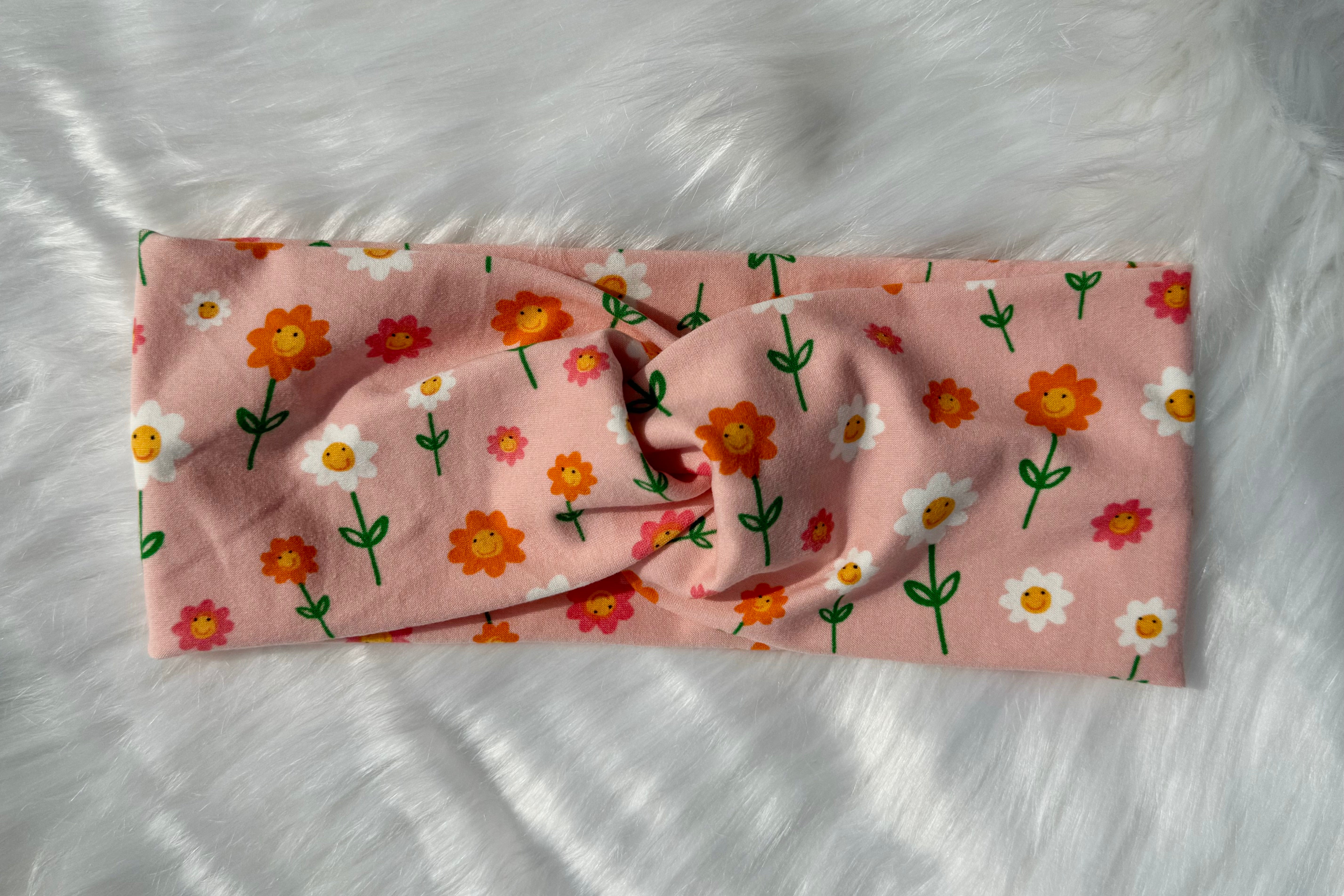 Twist Headband Happy Daisies