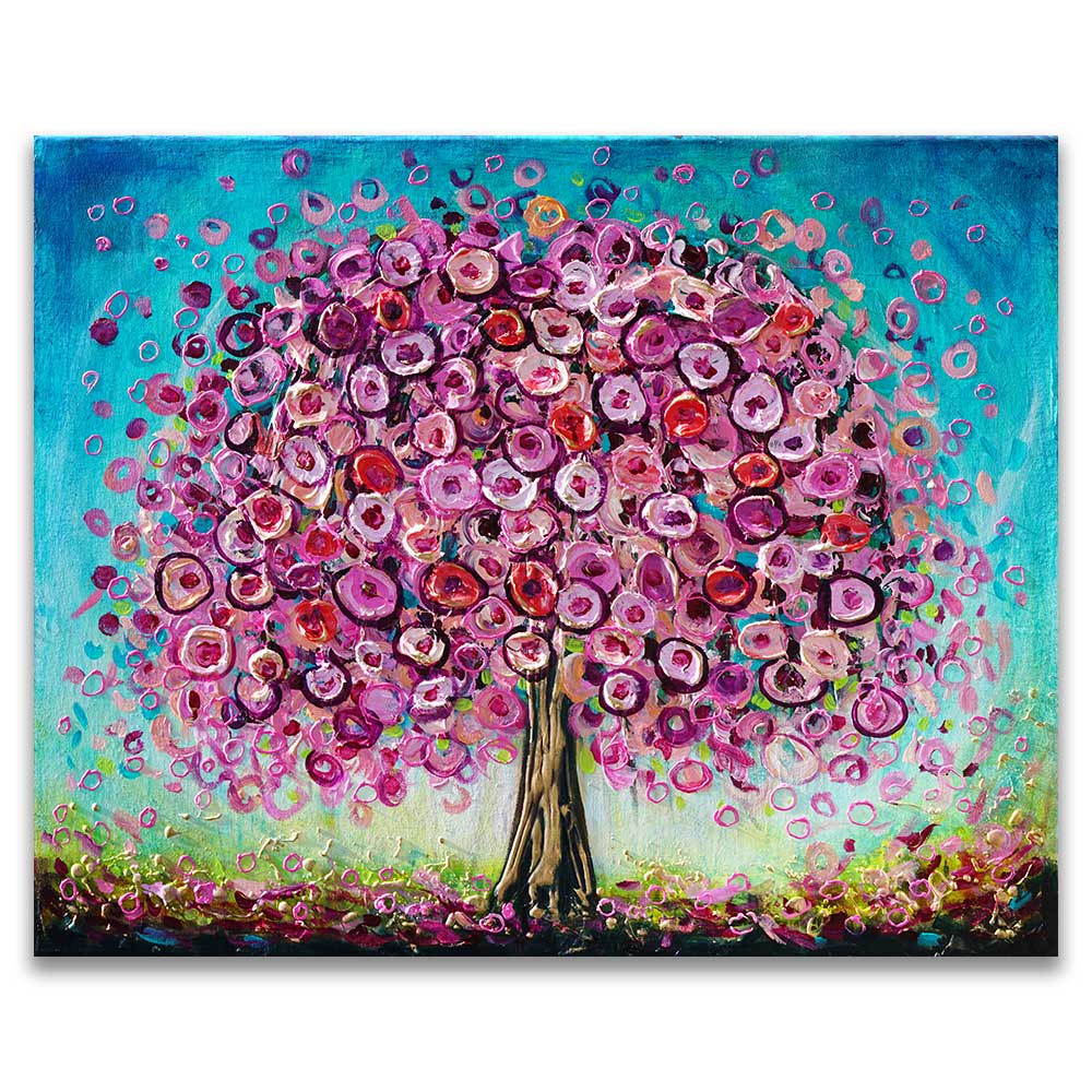 Sakura Tree acrylic Painting on canvas