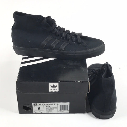 Adidas Matchcourt RX CBLACK/CBLACK/CBLACK Mens Size 11.5 – western-skate-co