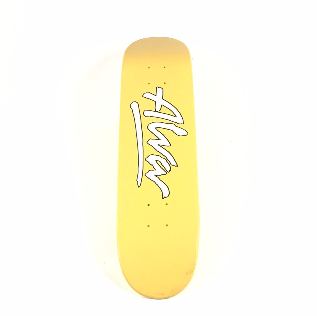 Afleiden de wind is sterk Wat mensen betreft Alva Team Yellow/White 7.6 Skateboard Deck – western-skate-co
