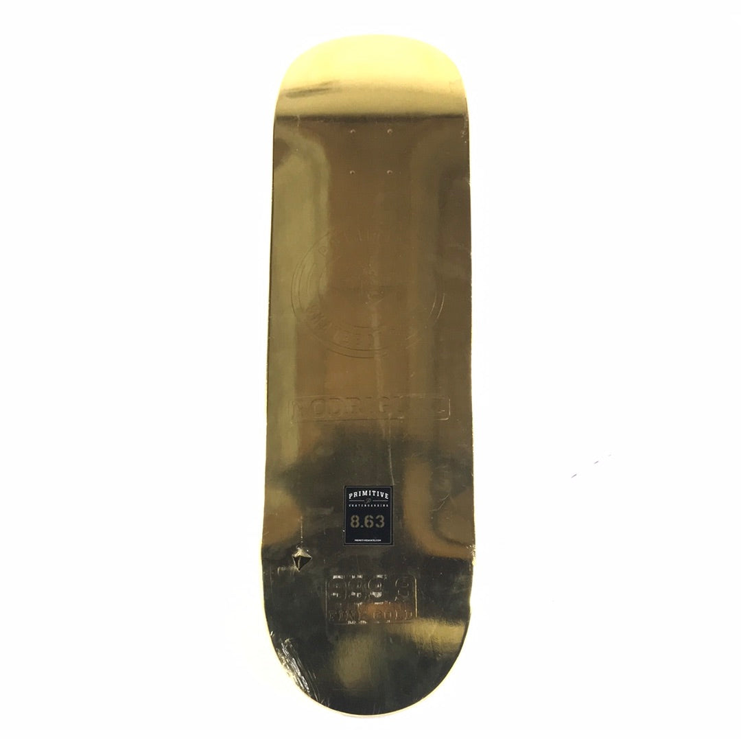 Primitive Paul Rodriguez Sarcophagus Gold 8.0 Skateboard Deck