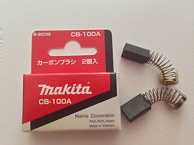 MAKITA GENUINE CARBON BRUSH SET CB-100 SUIT 9006N/JS3200/JN3200/9207SPB/9218PBL