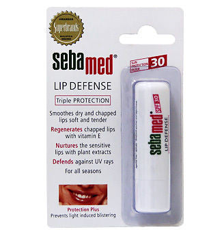 SebaMed Lip Defense Defence Triple Protection Smoothen Dry Chapped Lip/SPF30 UV