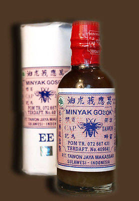 Genuine Bee Brand Medicated Oil Topical Analgesic Minyak Gosok -From Indonesia
