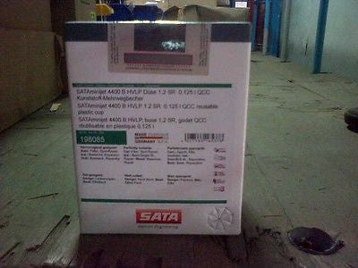 SATA Minijet 4400B RP/HVLP Gravity Paint Spray Gun Spraygun 1.0mm or 1.2mm + CUP