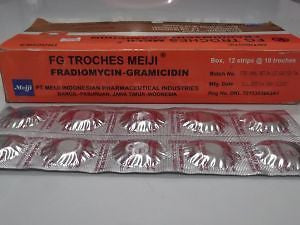 Sp Troches Meiji For Tonsilitis Stomatitis Gingivitis Faringitis