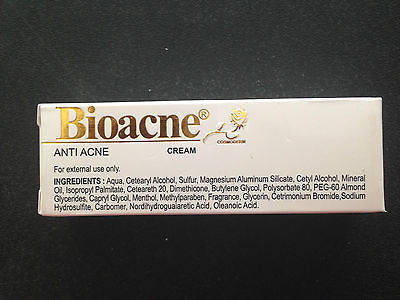 Bioacne Cream with Cetrimide + Resorcinol + Sulfur FOR Acne  Prevention/Treatment - HappyGreenStore