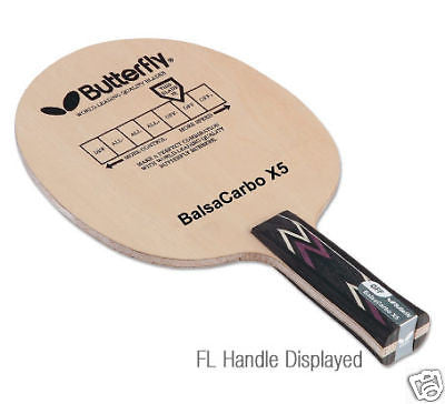 Butterfly Balsa Carbo X5 blade table tennis ping pong