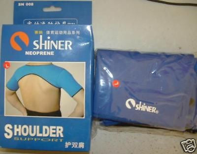 New Shiner stretchable 2 double shoulder support brace