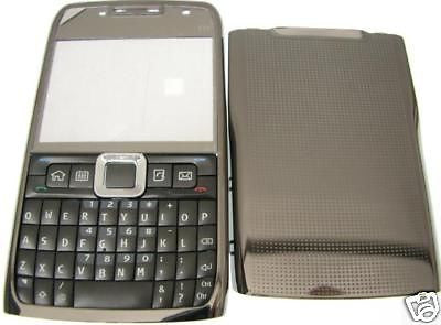 Nokia E71 E 71 COVER housing faceplate + Keypad Metal!!