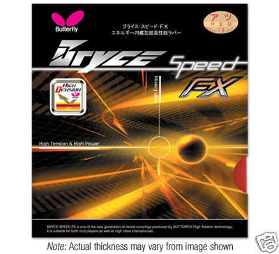 Butterfly Bryce speed FX rubber Table tennis blade