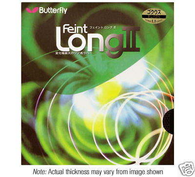 Butterfly Feint long II 1.1 1.3 mm rubber Table tennis