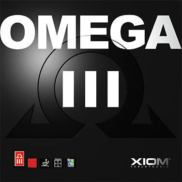 Xiom Omega III 3 (Tensor) rubber table tennis ping pong