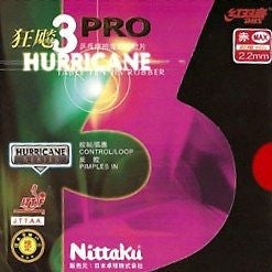Nittaku Hurricane 3 pro rubber table tennis ping pong