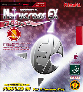 Nittaku Narucross EX hard rubber table tennis ping
