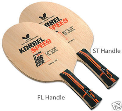 Butterfly Korbel Speed blade table tennis racket rubber