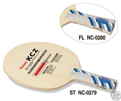 Nittaku KCZ Kevlar blade table tennis racket rubber