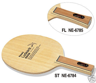 NEW Nittaku Ludeack blade table tennis racket rubber