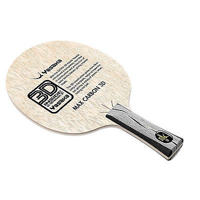 Yasaka Carbon 3D MAX blade table tennis racket rubber