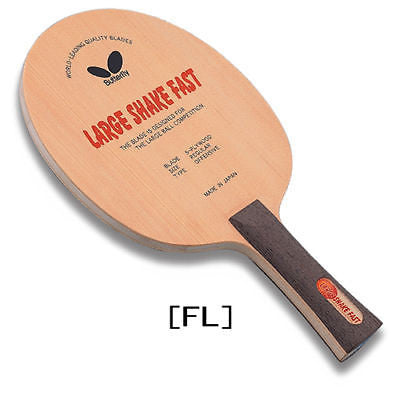 Butterfly Large Shake fast blade table tennis racket
