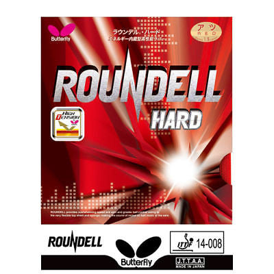 Butterfly Roundell Hard Soft Rubber table tennis Blade