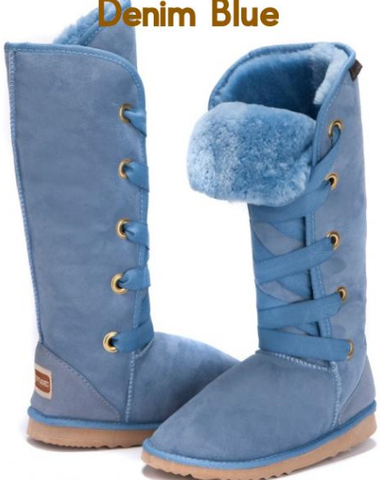 blue tall ugg boots