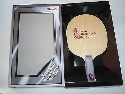 NEW Nittaku RedShank blade table tennis racket rubber