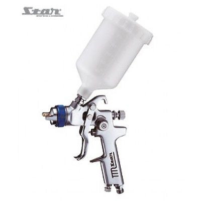 Star S-106 S106 Spray Gun Pro series (GUN +600mLCUP) Gravity Paint 1.4/1.7/2.0mm