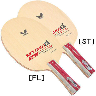 Butterfly Keyshot Alpha Blade Table tennis no Rubber Ping Pong racket racquet