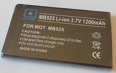 NEW Sealed Motorola MB525 DEFY MB520 BRAVO BF5X BF-5X ME525 battery + 1 yr Wty
