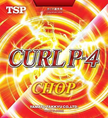 TSP Curl P-4 P4 CHOP Rubber Table Tennis Ping Pong Developed by Koji Matsushita